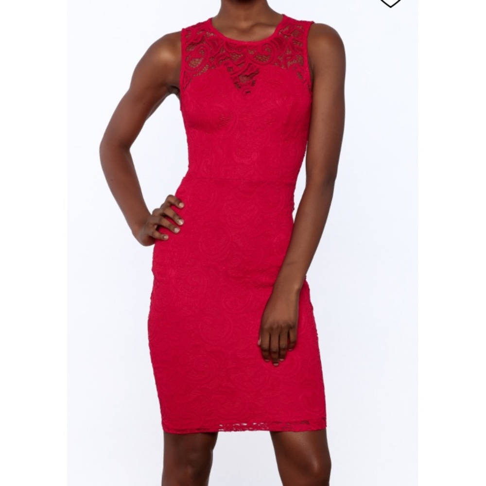 Red Lace Dress